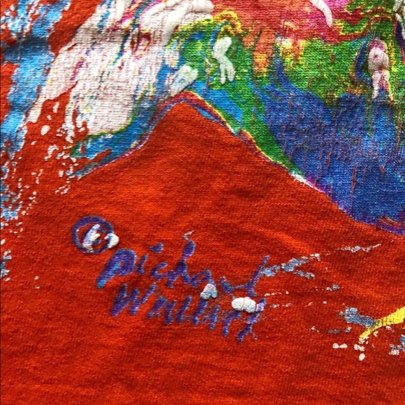 Richard Wallich Vintage Baseball T-Shirt Large/XL - Picture 3 of 7